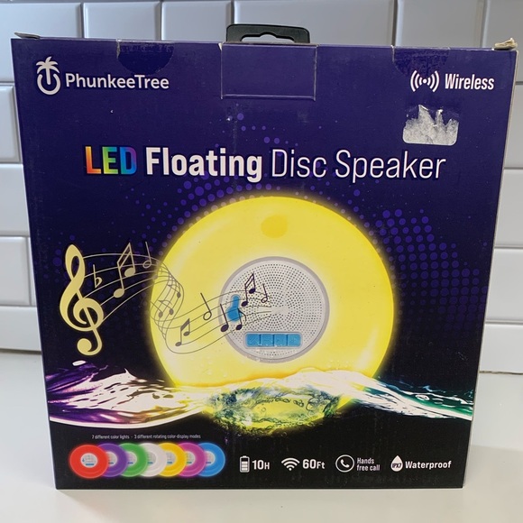 Led Floating Disc Speaker - Picture 1 of 2